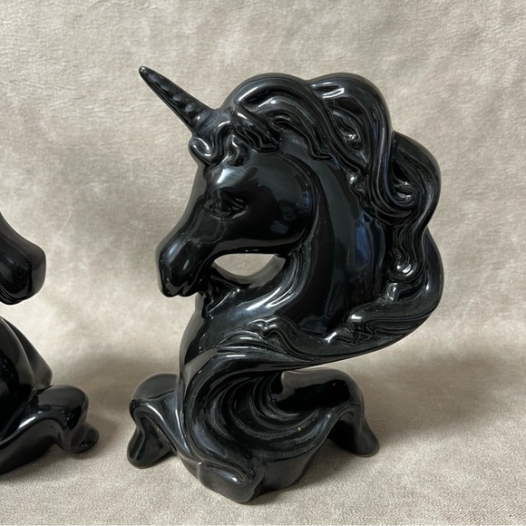 Set of (2) Vintage 11" Ceramic Unicorns * read* - Picture 3 of 7
